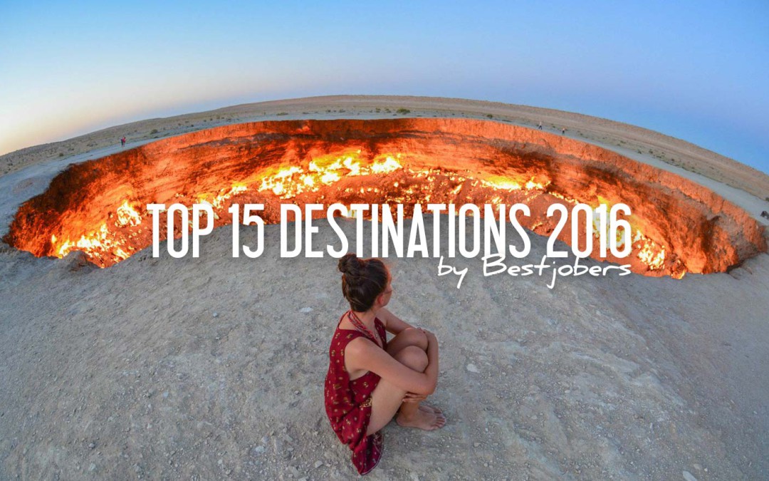 Top 15 destinations pays 2016