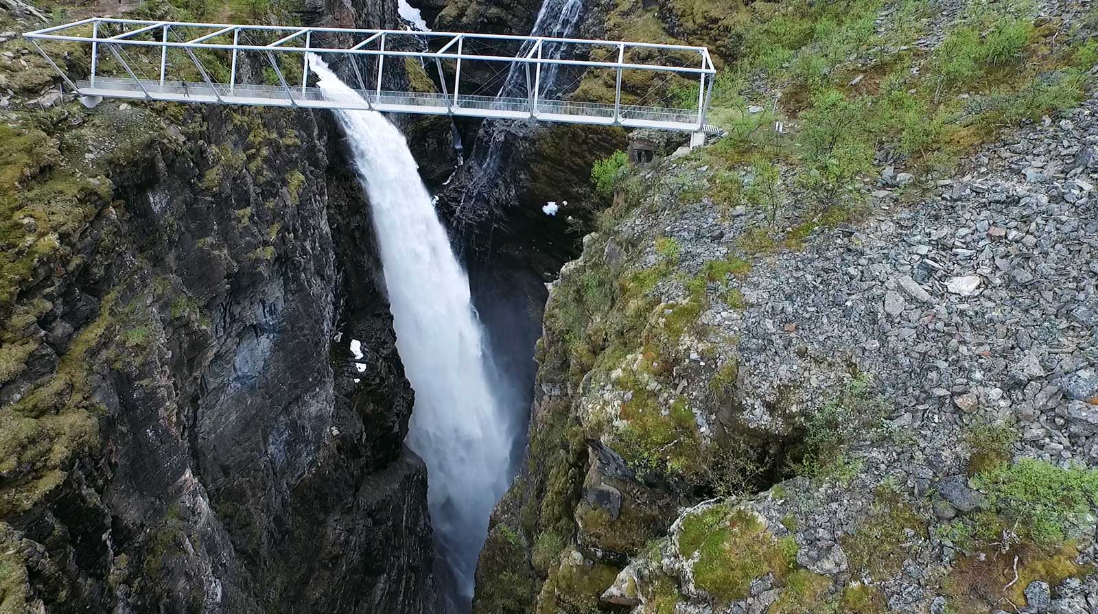 cascade norvege du nord tromso