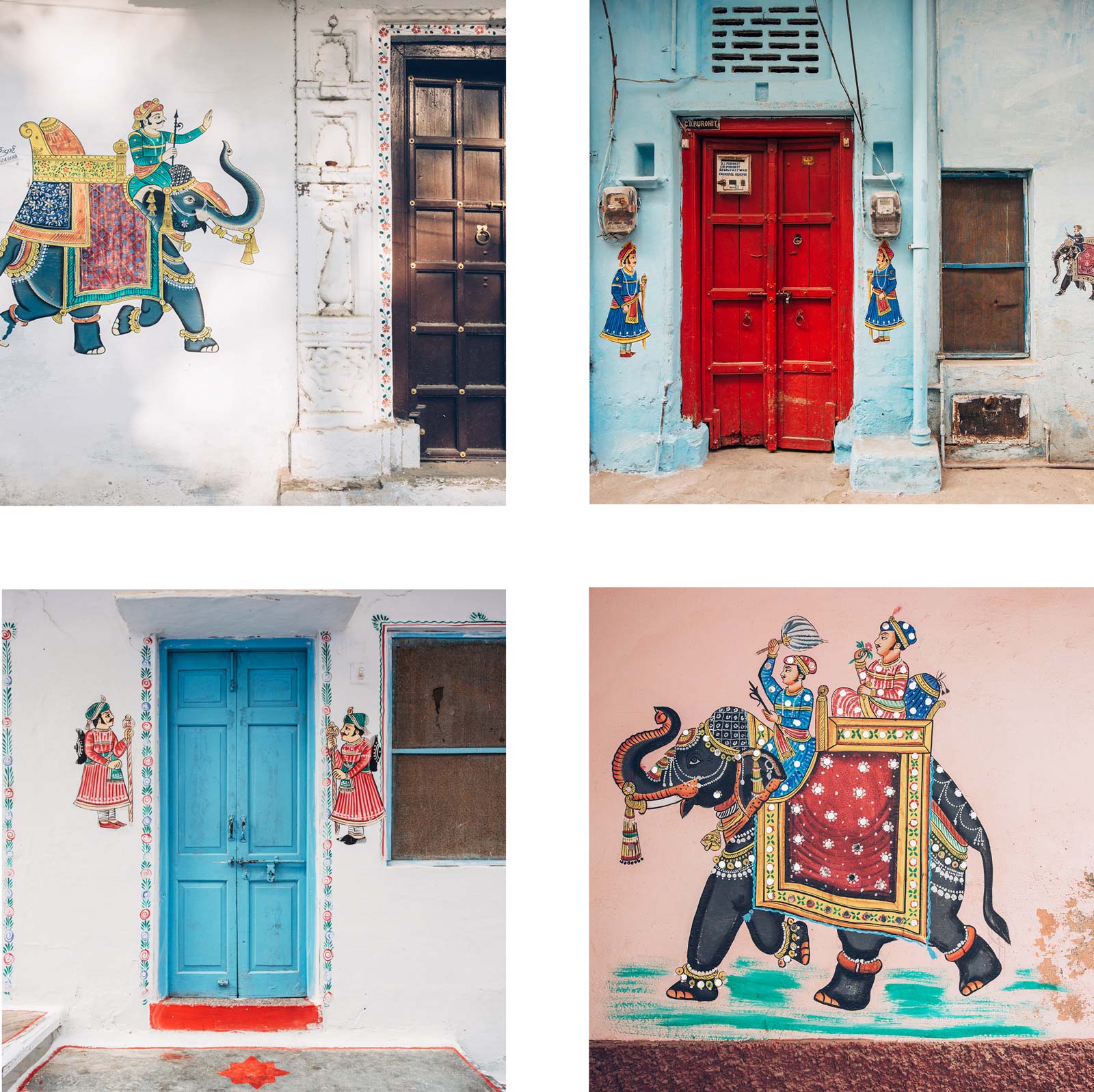 udaipur peinture dans les rues arty