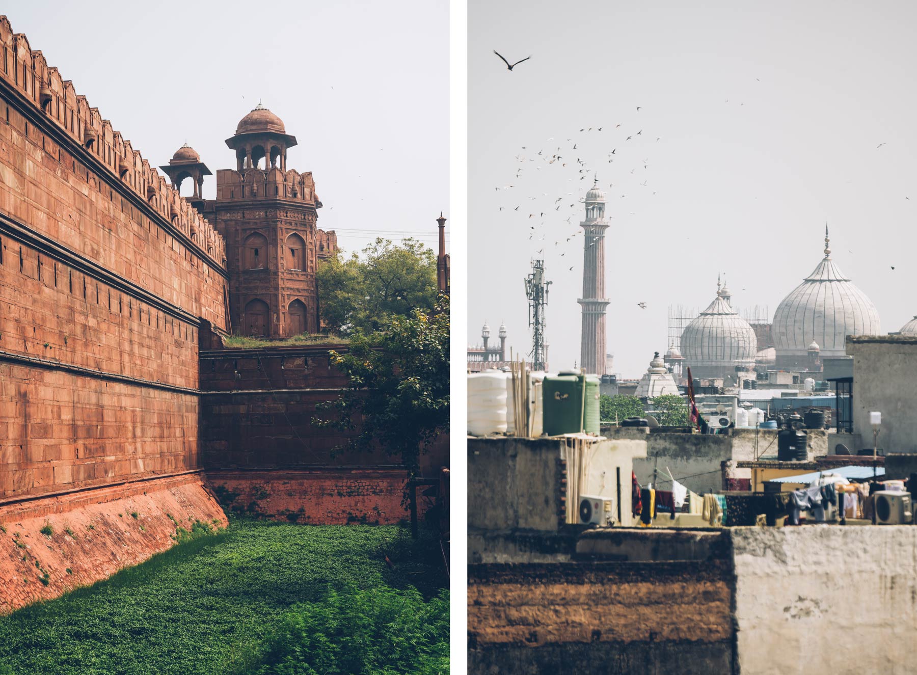 Red Fort et Mosquée Delhi, Inde