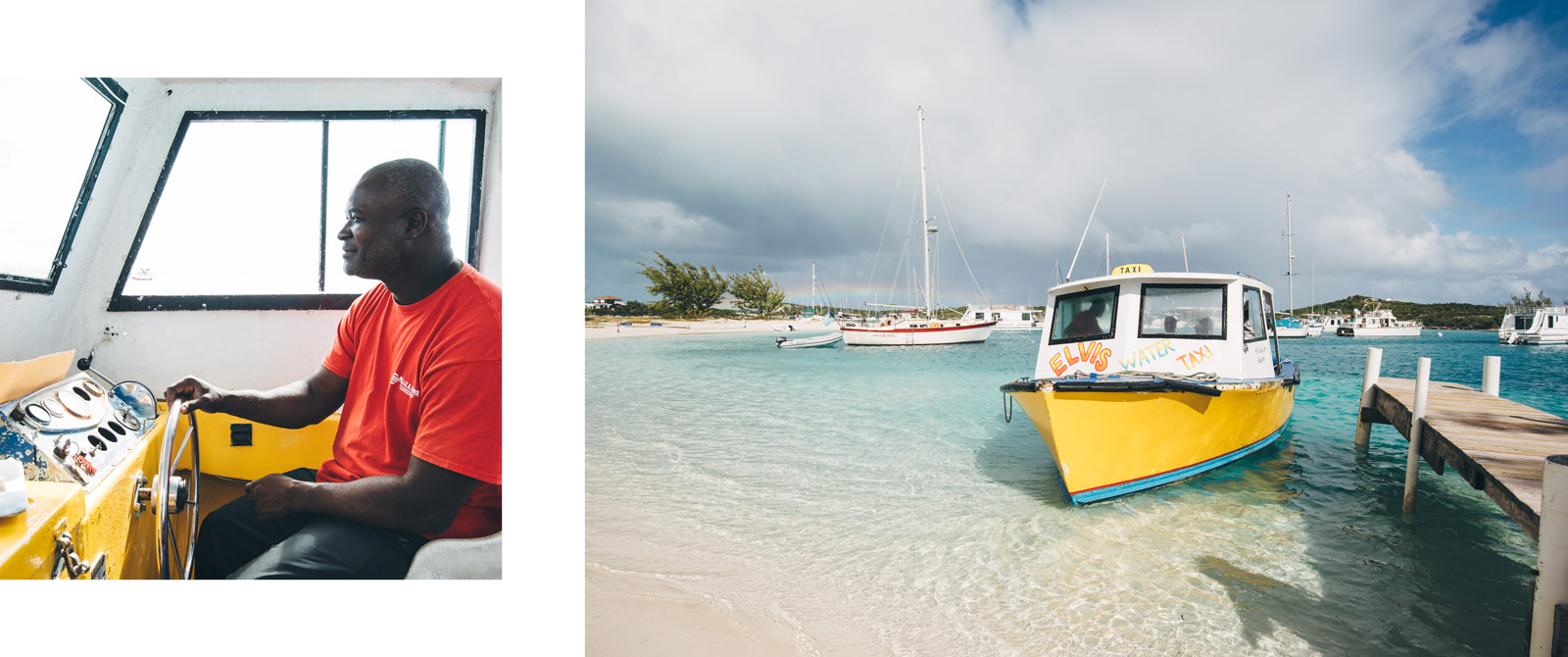 Elvis water taxi, Exumas, Bahamas