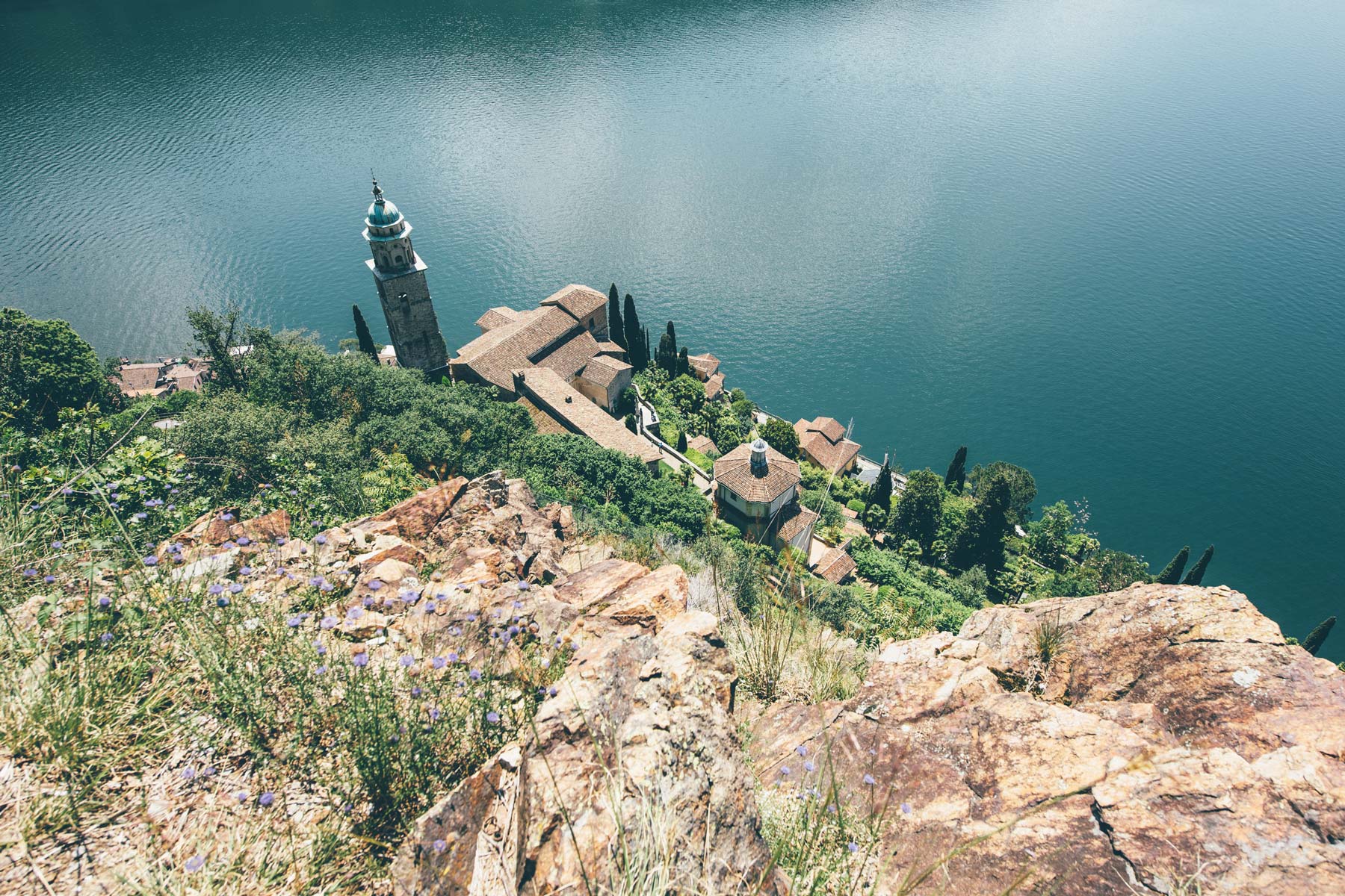 Morcote sur le lac de Lugano