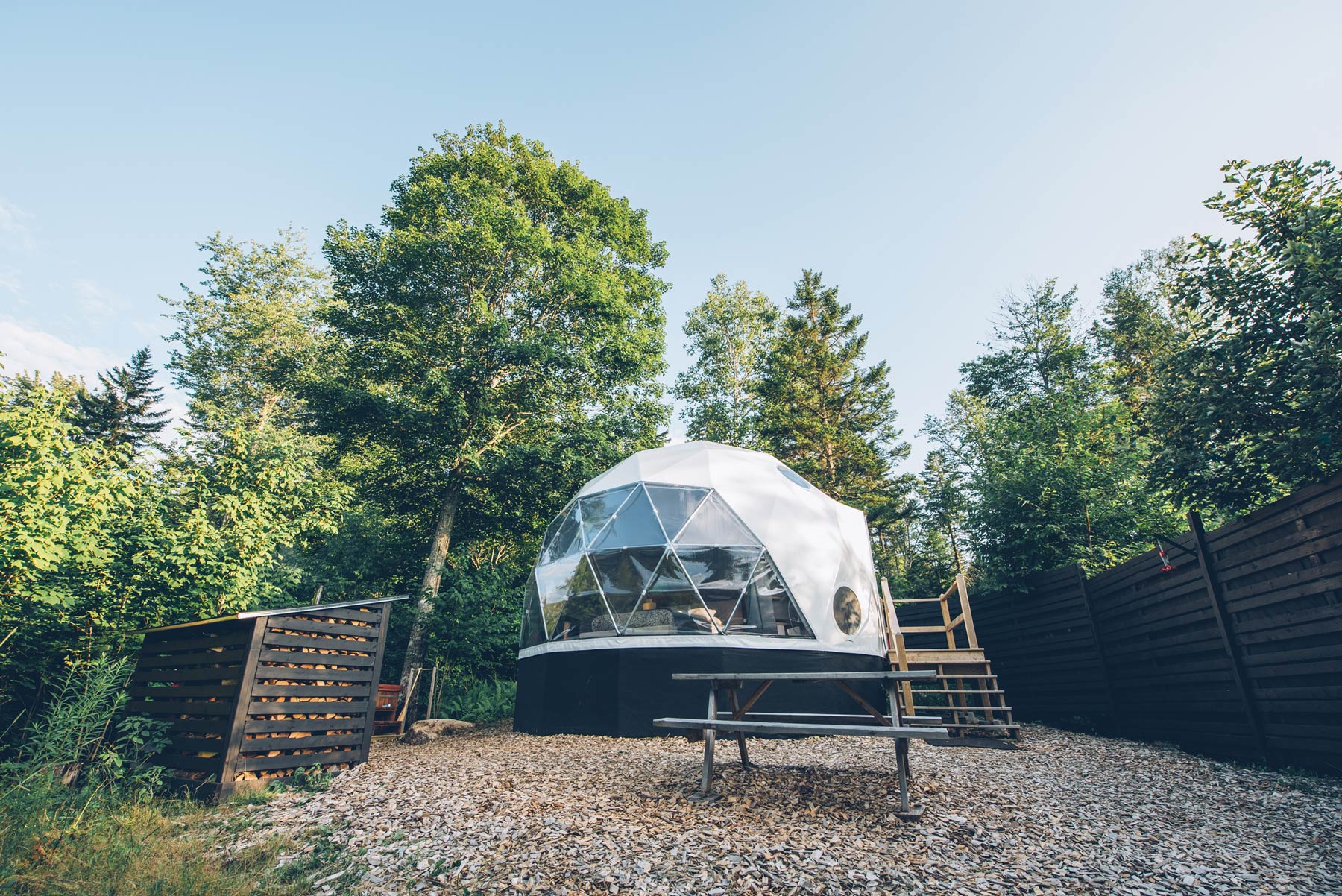 Dormir dans une bulle au Canada: Ridgeback Lodge