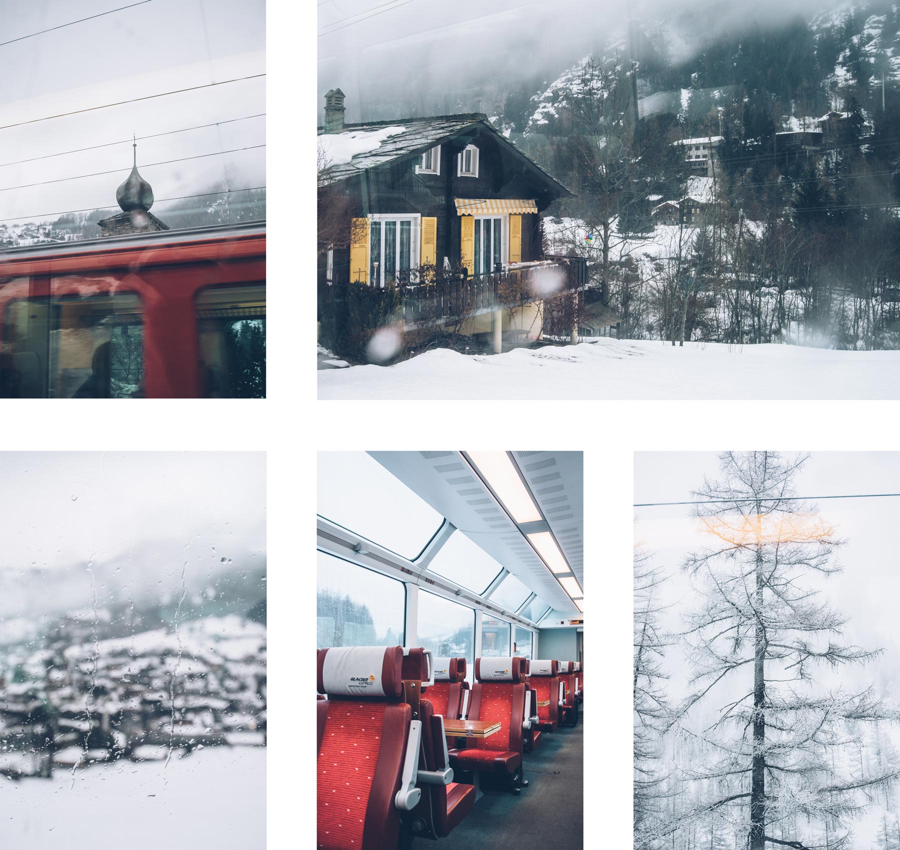 Train panoramique Suisse: Le Glacier Express