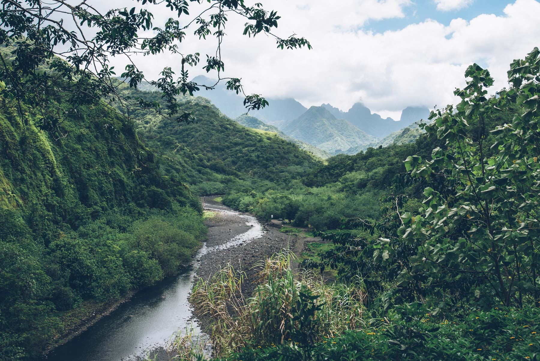 Vallée de Papeeno, Tahiti, Polynésie Française