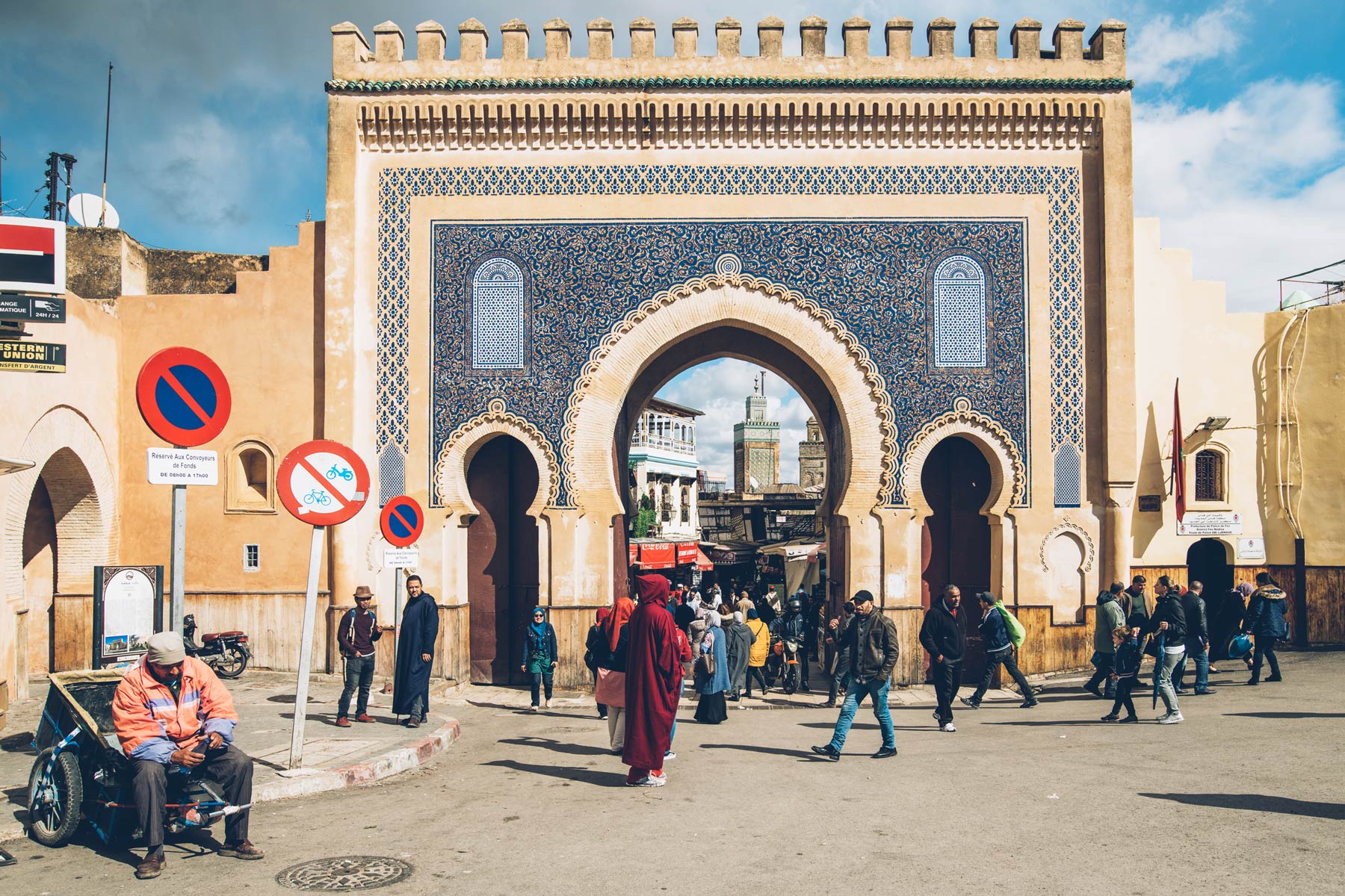 La Porte Bleue, Fès, Maroc