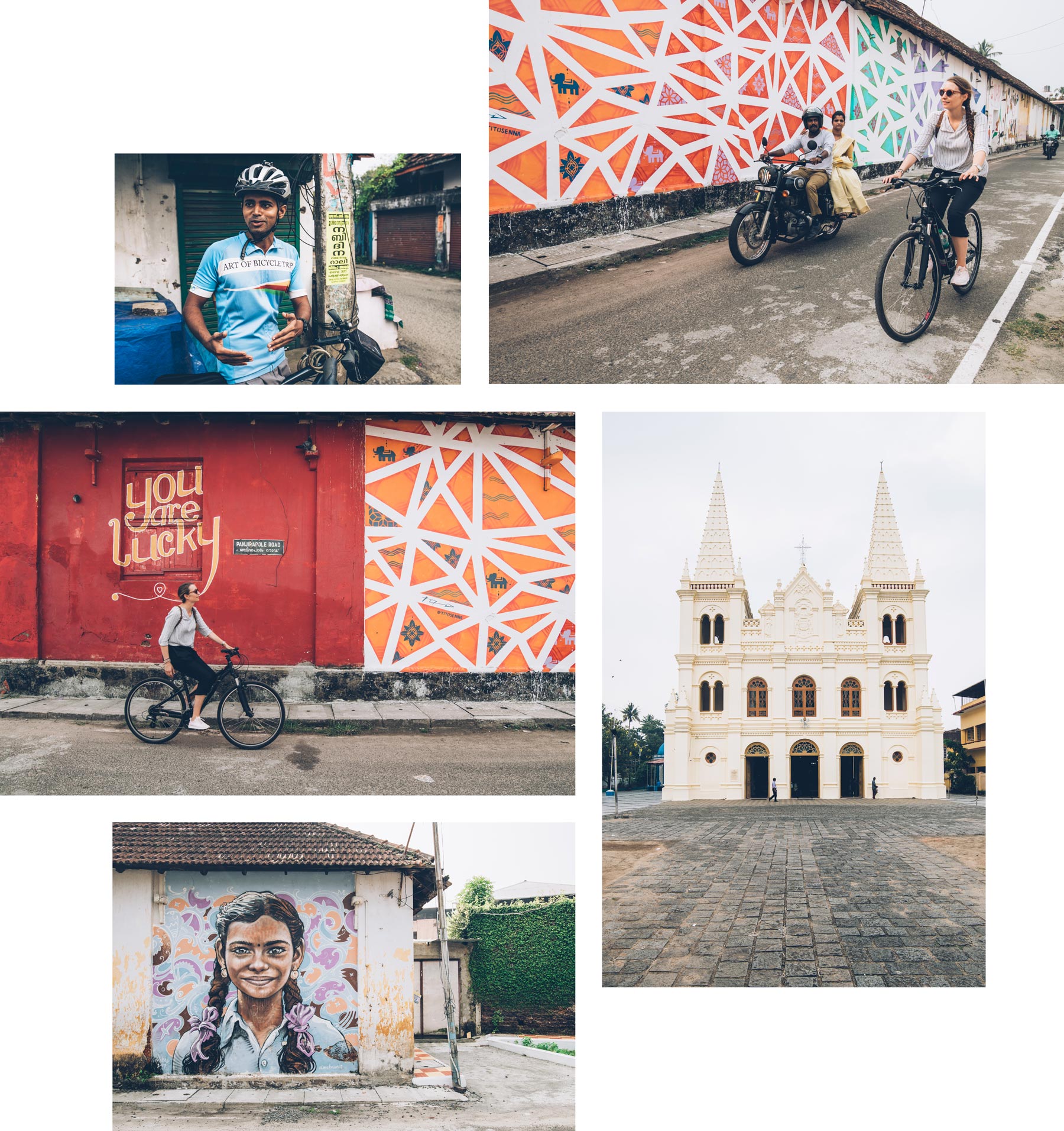 Visite de Cochin en vélo, Kérala