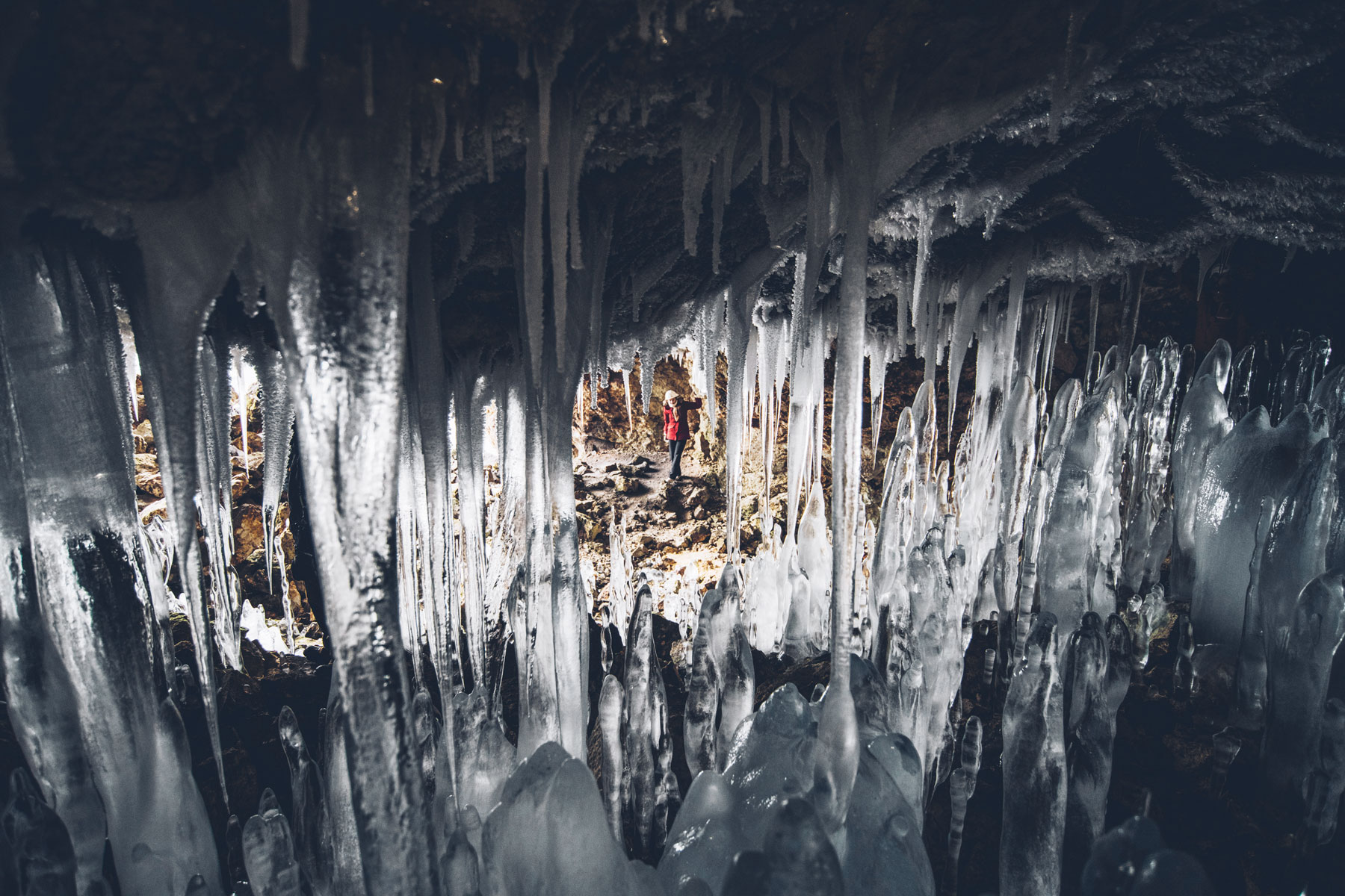Grotte de glace / Ice Cave Hyojun, Hokkaido