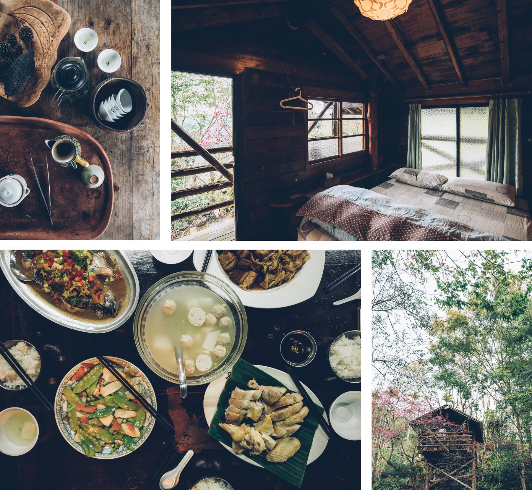Dormir dans une cabane à Taiwan
