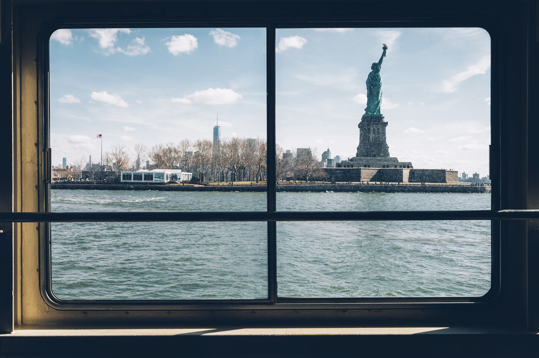 Ferry pour la Statue de la Liberté, New York