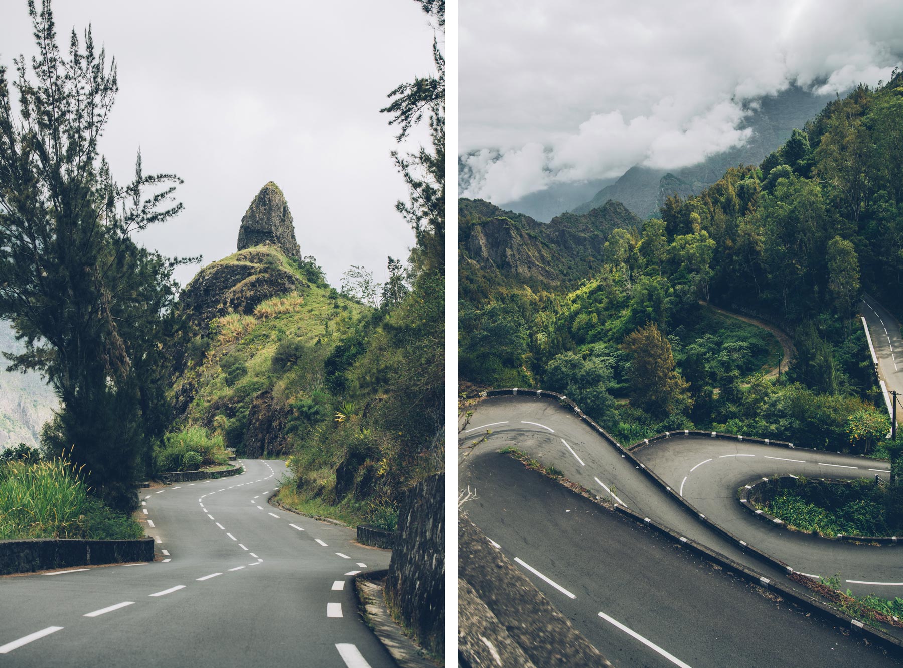 Route des 400 virages, Cilaos, La Réunion