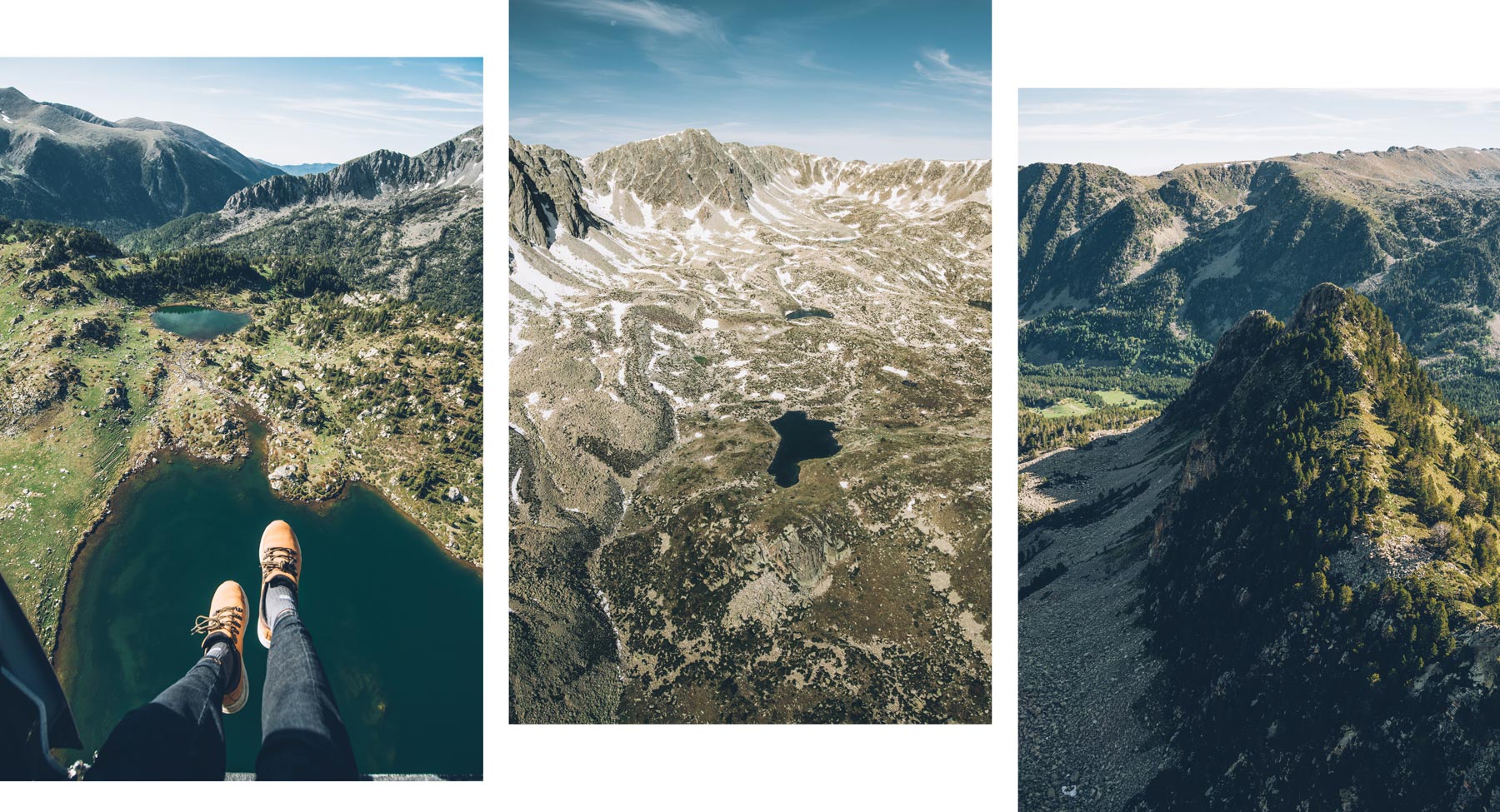 Photos depuis hélicoptère, Andorre