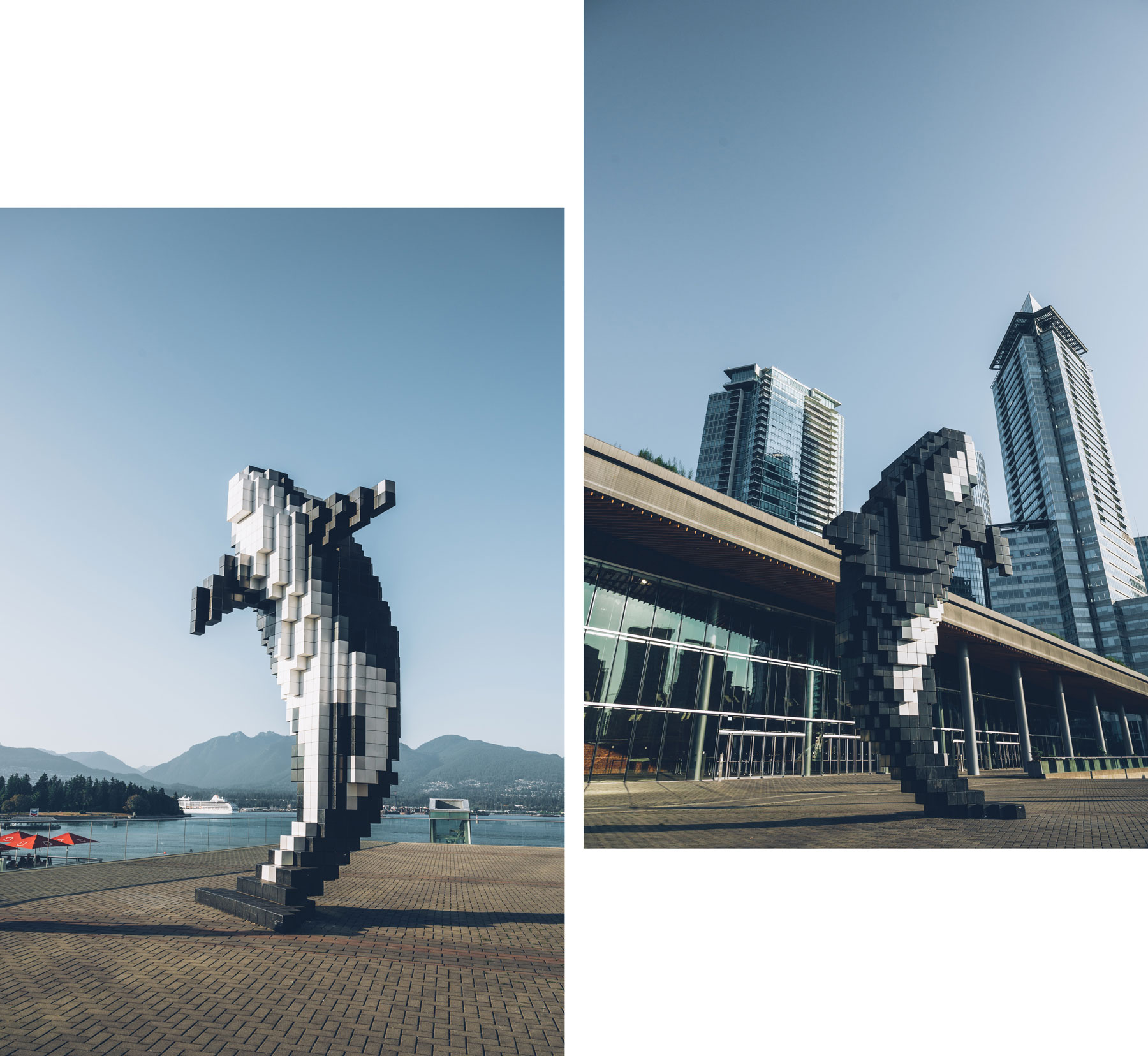 Digital Orca, Statue Vancouver