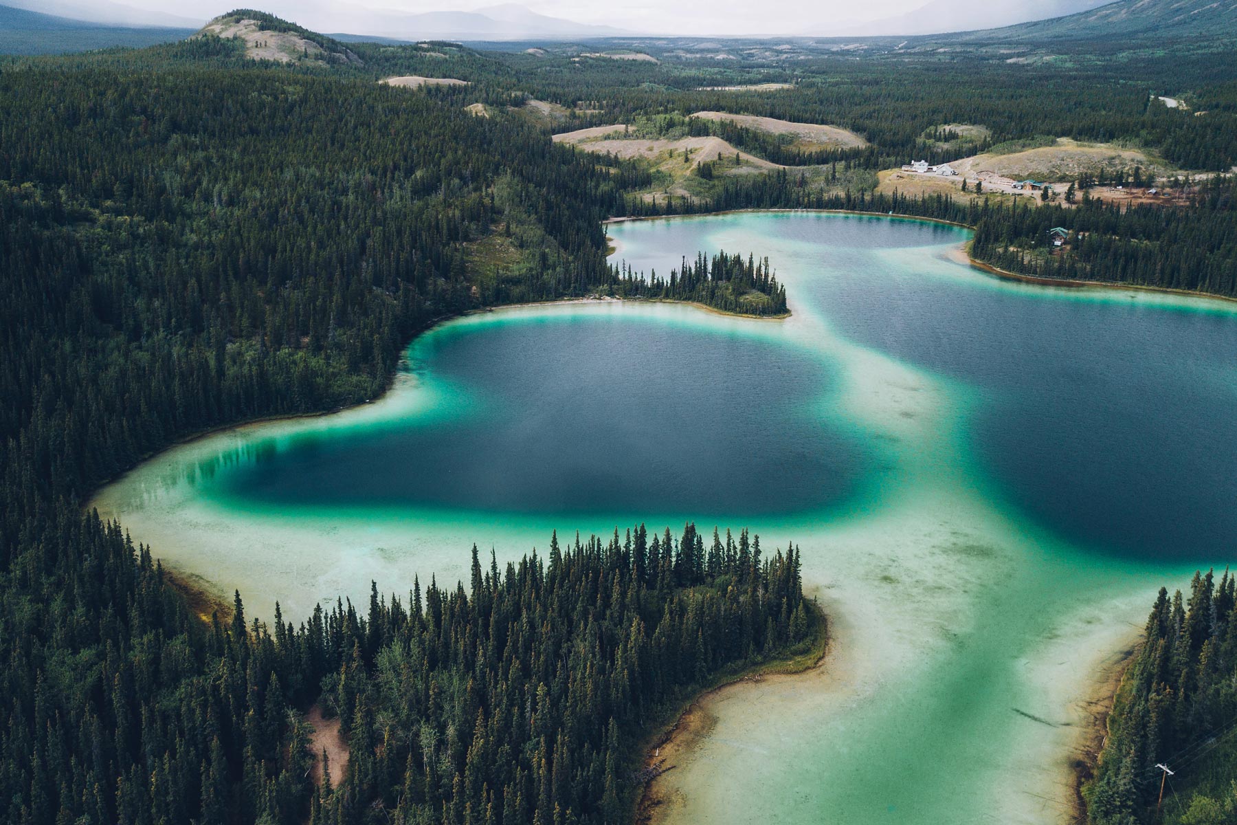 Emerald Lake, Yukon, Canada