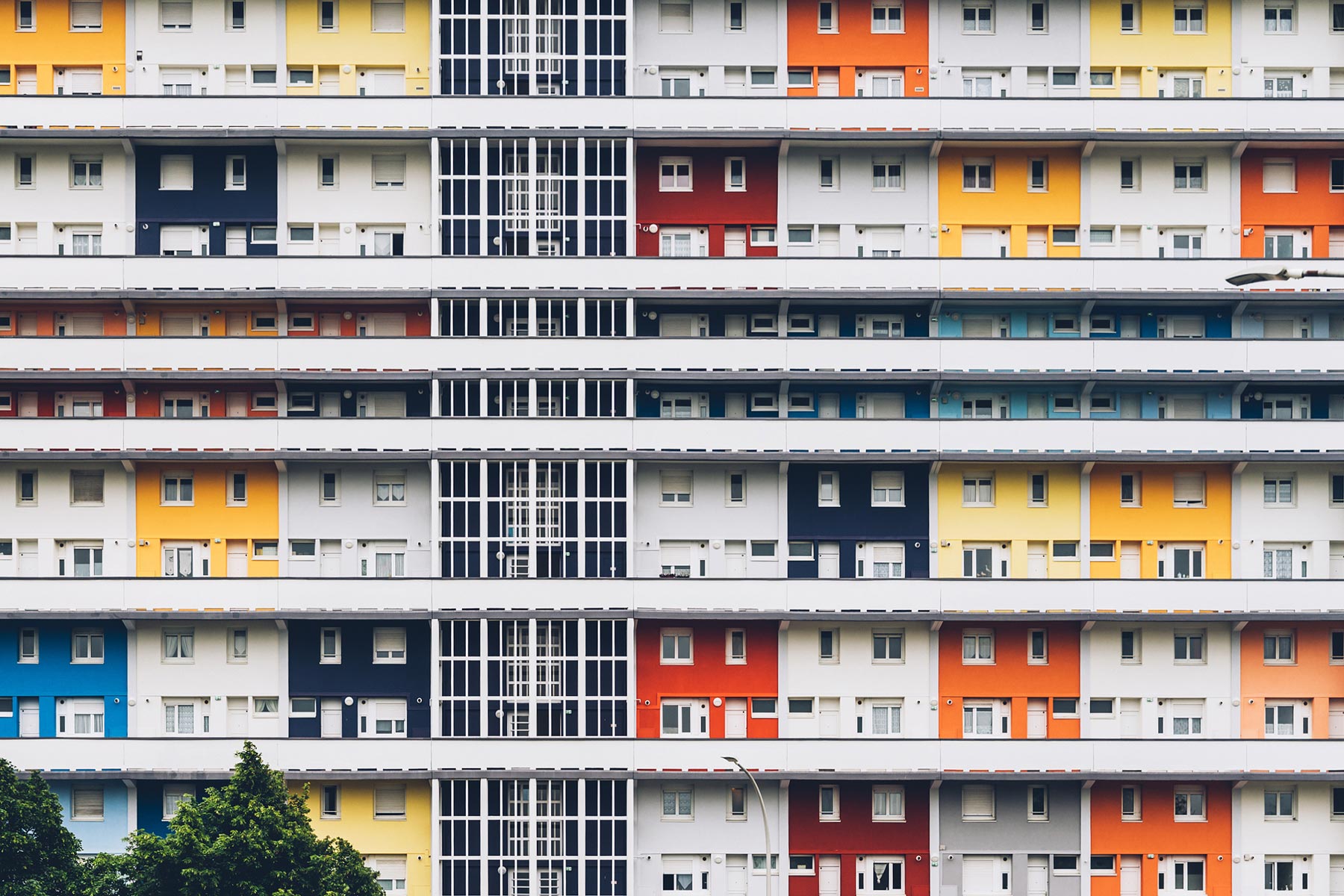Immeuble coloré Lorient
