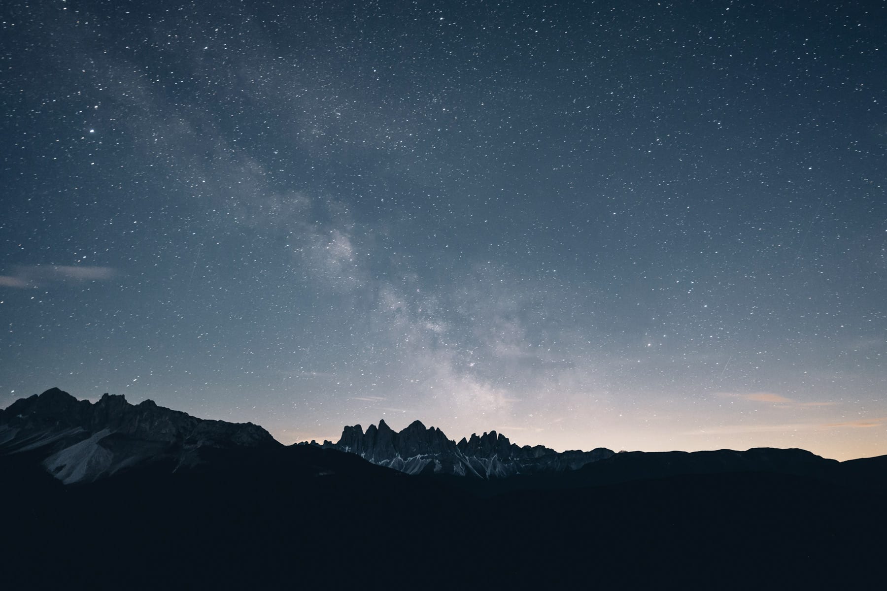 Dolomites sous les étoiles