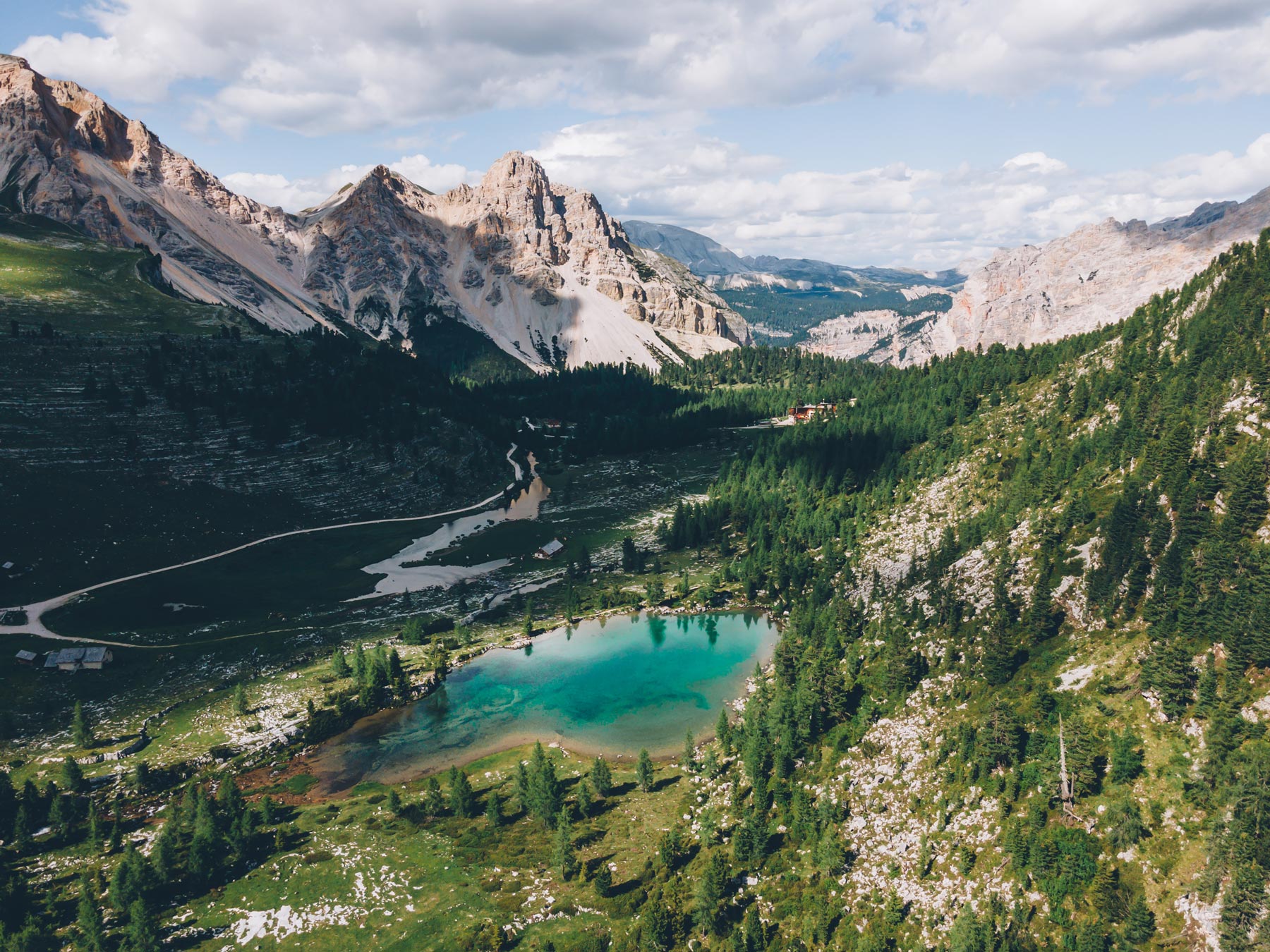 Lé Vert, Lac Vert Dolomites