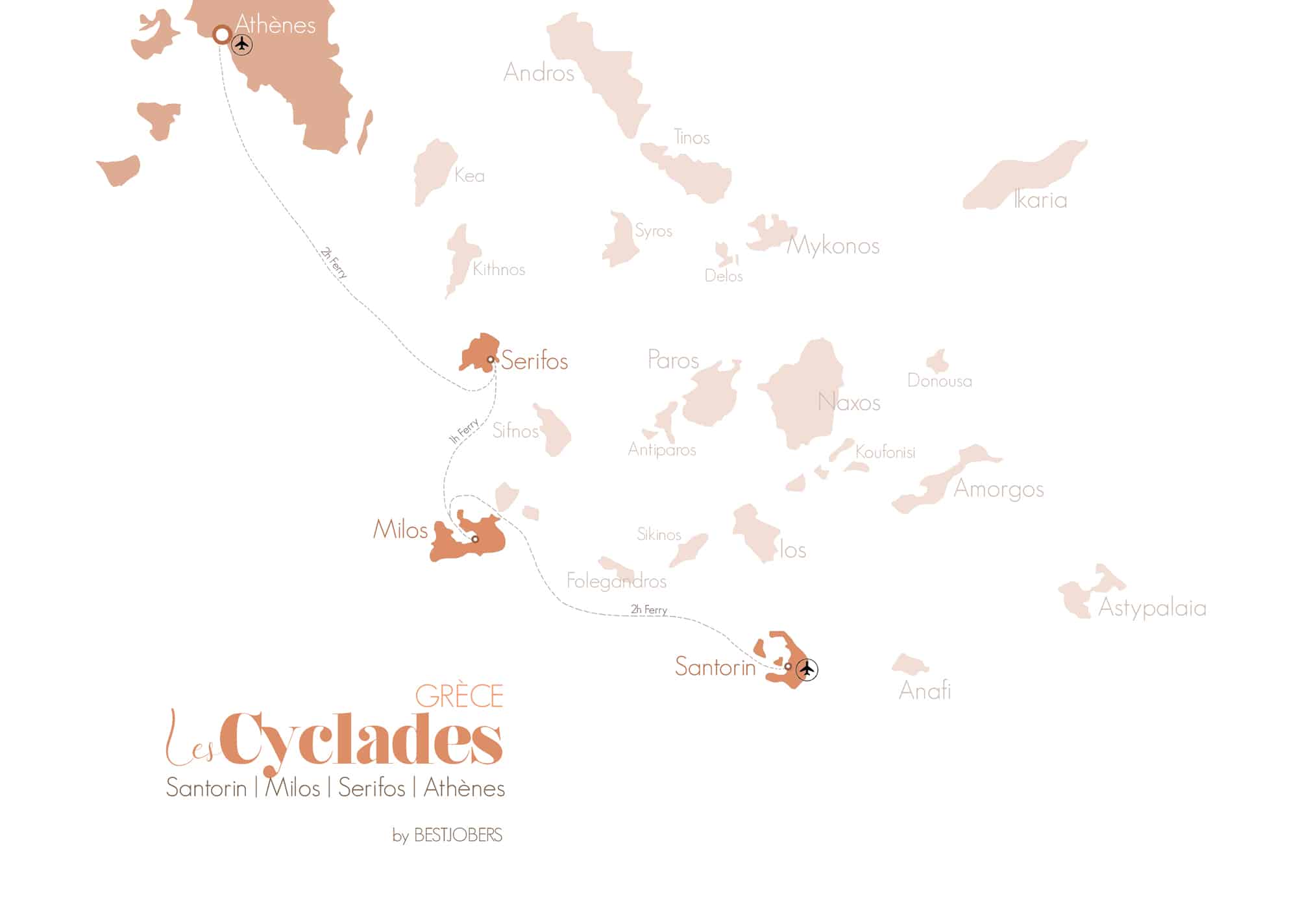 Cartes Cyclades Grèce Bestjobers