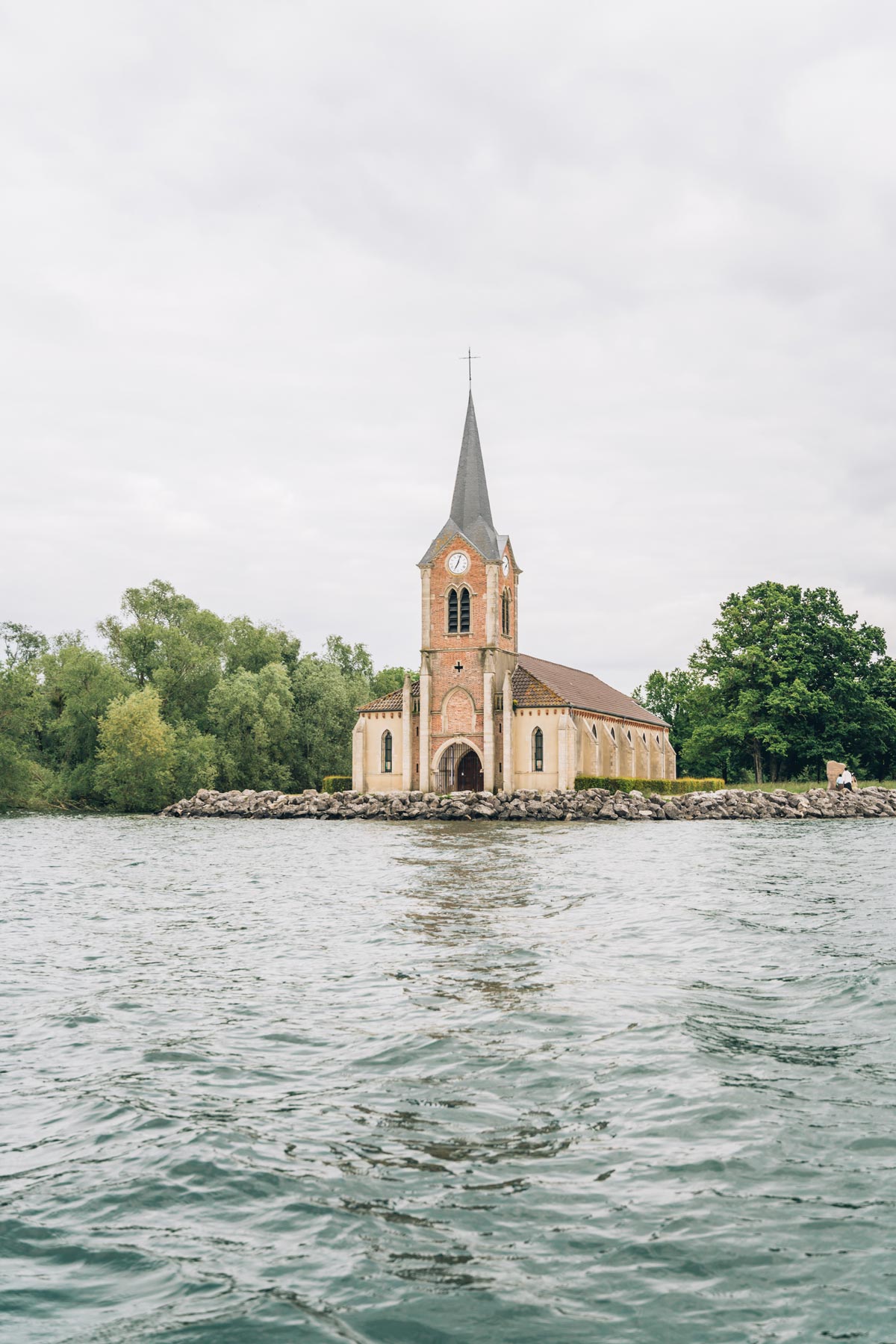 Eglise sur l'eau, Lac du Der