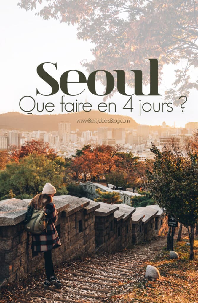 Séoul en 4 jours, Blog